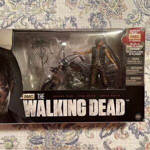 The Walking Dead Action Figure with Motorcycle
